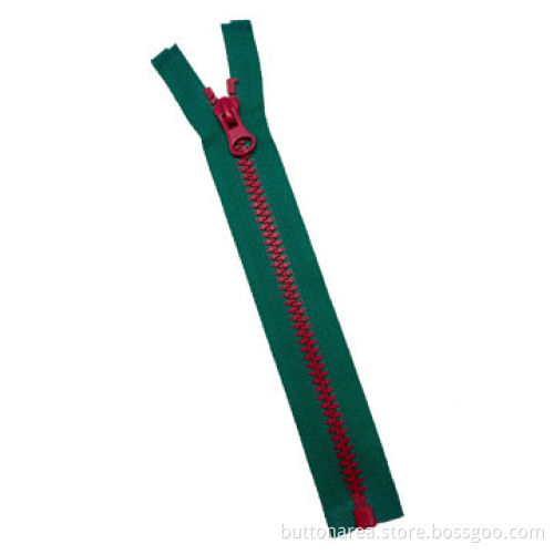 5# Plastic zipper tail teeth, O/E, auto-lock
